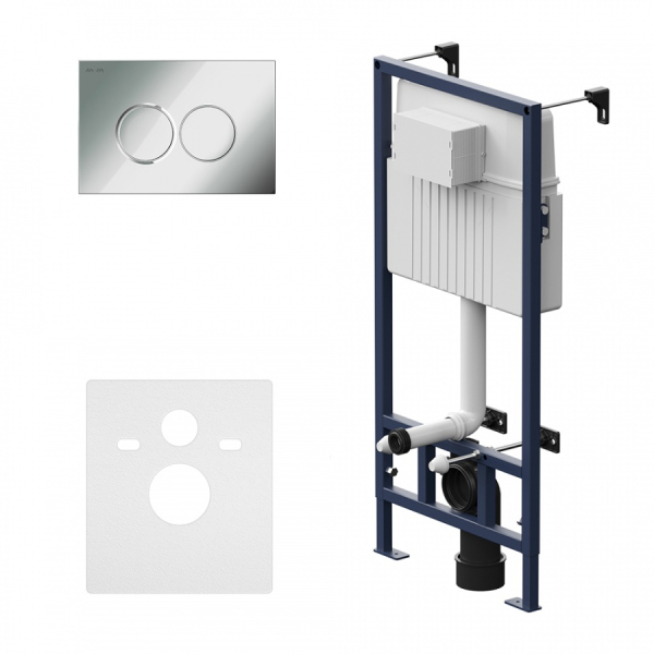 Инсталляция для подвесного унитаза с клавишей AM.PM ProC, I012707.0151