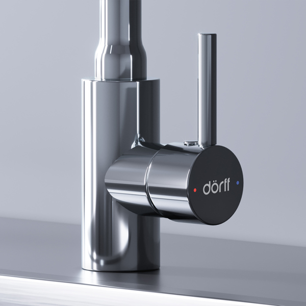 Смеситель для кухни с гибким изливом Dorff Logic, D3007622 Смеситель для кухни с гибким изливом Dorff Logic, D3007622