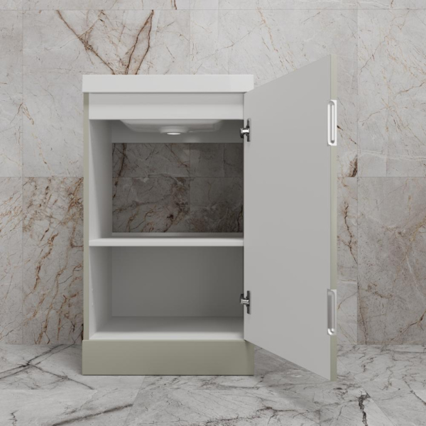 Тумба без раковины напольная "МОНО 50", санд серая галька, ЛС-00002452