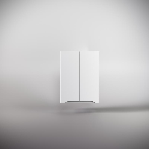 Подвесной шкаф Style Line "Марелла мини 600" Люкс антискрейтч белый матовый, PLUS, СС-00002424