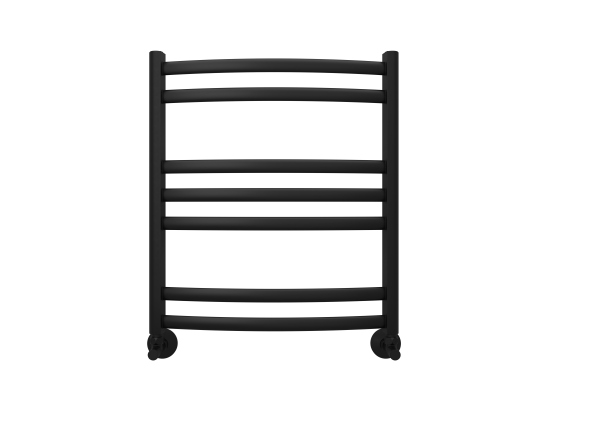 Полотенцесушитель водяной Aquatek (Акватек) Лугано П7 500х600 мм, черный, AQ DOC0760BL