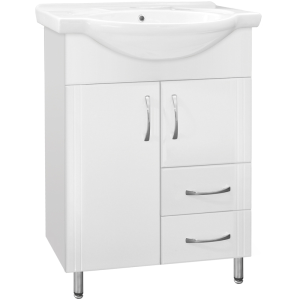 Тумба для комплекта Style Line Эко Стандарт №10/2 60 белая