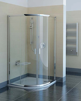 Ravak душевой уголок BLCP4-90 блестящий+Транспарент X3B270C00Z1