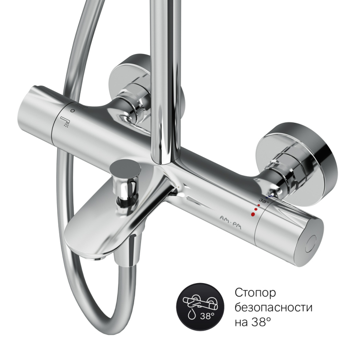 Душевая стойка AM.PM Gem F0790510
