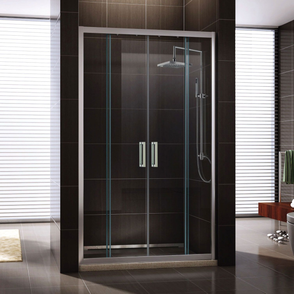 Душевая дверь в нишу Berges Wasserhaus Feda 062004 100 см, профиль хром сильвер