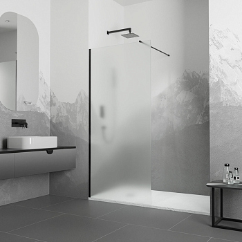 Душевая перегородка RGW WA-010B, 351001008-24, Чёрный, 80*195