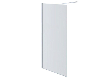 Душевая перегородка Aquatek AQ WIW 09020BL с держателем 90x200 профиль черный, стекло прозрачное