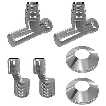 Монтажный набор Lemark LM03412R с круглыми вентилями