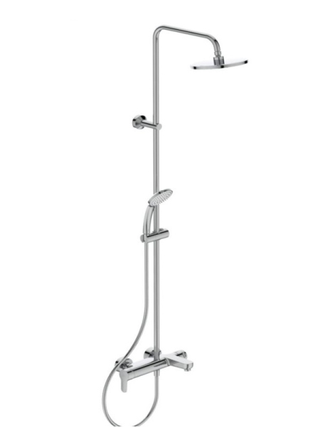 BC749AA IDEALRAIN CERAFINE O Душевая система в комплекте с настенным смесителем для ванны