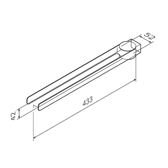 Полотенцедержатель AM.PM Inspire V2.0 A50A32600
