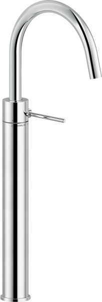 VE125148/3CR VELIS смеситель для раковины высокий 394, без донного клапана