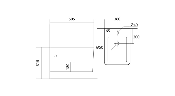 Биде подвесное Aquatek Либра AQ0506N-00