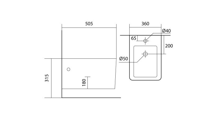 Биде подвесное Aquatek Либра AQ0506N-00