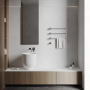 Полотенцесушитель электрический ABBER Charme AH4003 хром