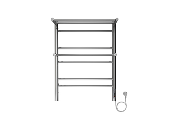 Полотенцесушитель электрический Aquatek (Акватек) Альфа П7 500х700 мм, с полкой, AQ EL RRP0770CH