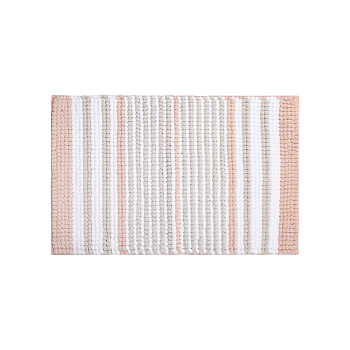Коврик для ванной комнаты, 50x80, шенилл, розовый, IDDIS (BC04P58i12)