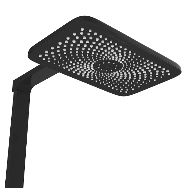 Душевая стойка Vincea Inspire VSFS-3I13TMB термостатическая с изливом, черный