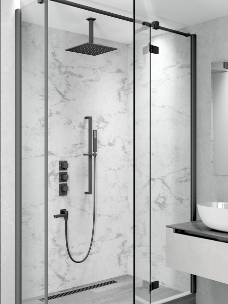 Душевая система встроенная с термостатом Timo Selene черный (SX-2239/03SM)