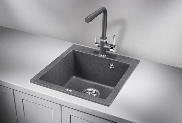 Кухонная мойка GRANULA (4651, ГРАФИТ)
