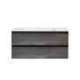 Тумба с раковиной Vincea Luka 1000 подвесная, 2 выкатных ящика soft-close, G.Stone, VMC-2L100GS+VCB-13100G