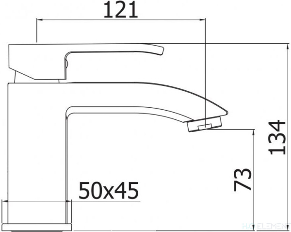Смеситель Cezares Livello LSM1-01-W0 для раковины