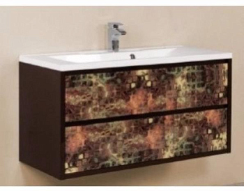 Тумба под раковину Акватон Римини 100 (1A134501RNS20) янтарь