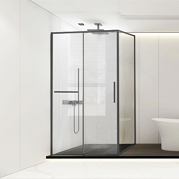 Душевой уголок Vincea Slim Soft VSR-1SS9014CLGM, 1400*900, вороненая сталь, стекло прозрачное Душевой уголок Vincea Slim Soft VSR-1SS9014CLGM, 1400*900, вороненая сталь, стекло прозрачное
