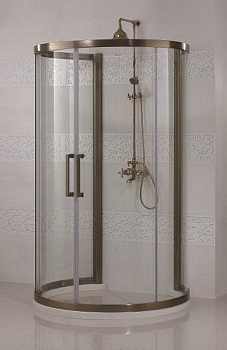 Cezares Modena-O-2-123/110-C-Br душевой уголок