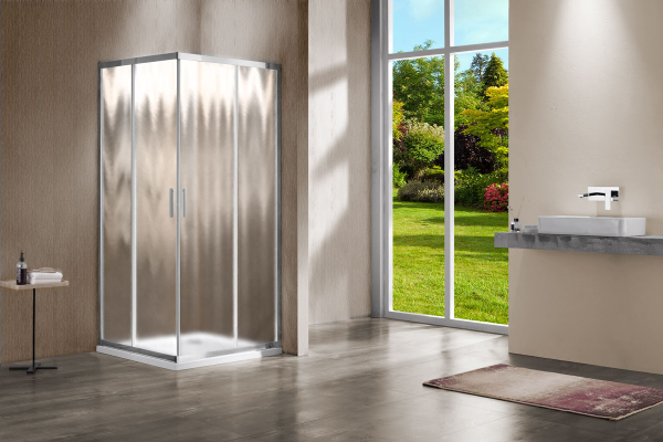 Душевой уголок Vincea Stresa VSP-1S100CH, 1000*1000, хром, стекло шиншилла