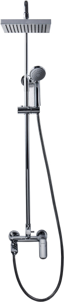 Душевая колонна со смесителем для ванны Bravat Opal F6125183CP-A-RUS