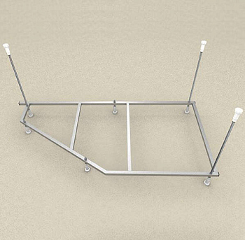 Сборный каркас для ванны Aquatek Дива 150 KAR-0000042