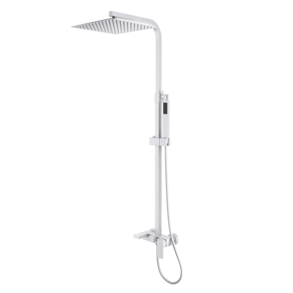 Душевая система D&K матовый белый Bayern.Liszt (DA1513708A04)