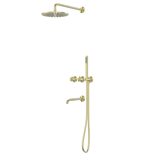 Душевая система ABBER Wasser Kreis 316 AF8150BG, золото брашированное