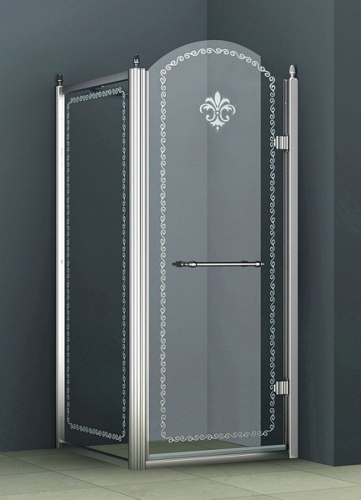 Душевой уголок Cezares RETRO-A-1-90-CP-Cr-L