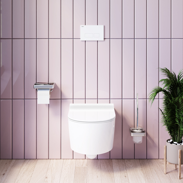 Унитаз подвесной без ободка с сиденьем микролифт Damixa Jupiter, DX77C1700SC