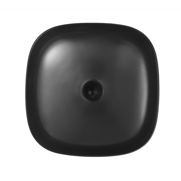 Раковина накладная ABBER Rechteck AC2217MB черная матовая