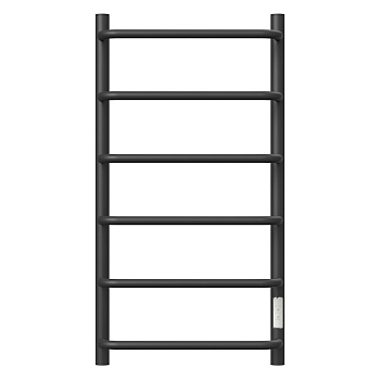 Полотенцесушитель электрический Point PN08848B П6 400x800 диммер справа, черный