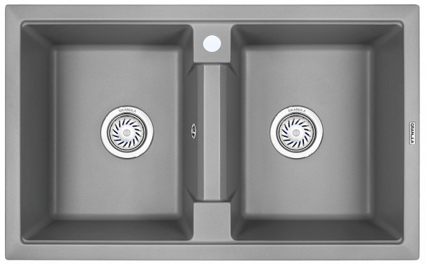Кухонная мойка GRANULA (8101, АЛЮМИНИУМ )
