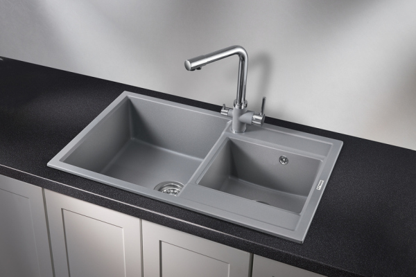 Кухонная мойка GRANULA (8201, АЛЮМИНИУМ)