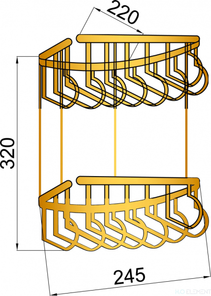 Полка Boheme Medici 10622