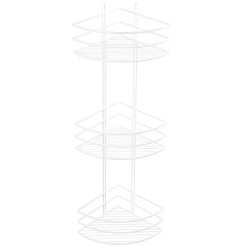 Полка угловая тройная Fixsen белая (FX-710W-3)