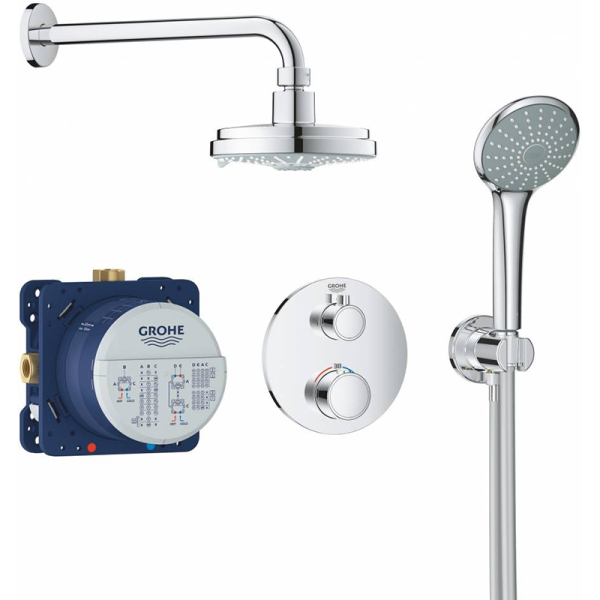 Душевой комплект Grohe Grohtherm 34735000 с термостатом