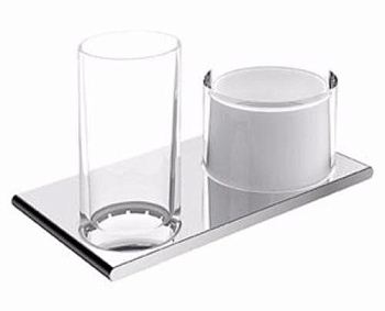 Стакан+дозатор Keuco Edition 400 11553.019000 хром