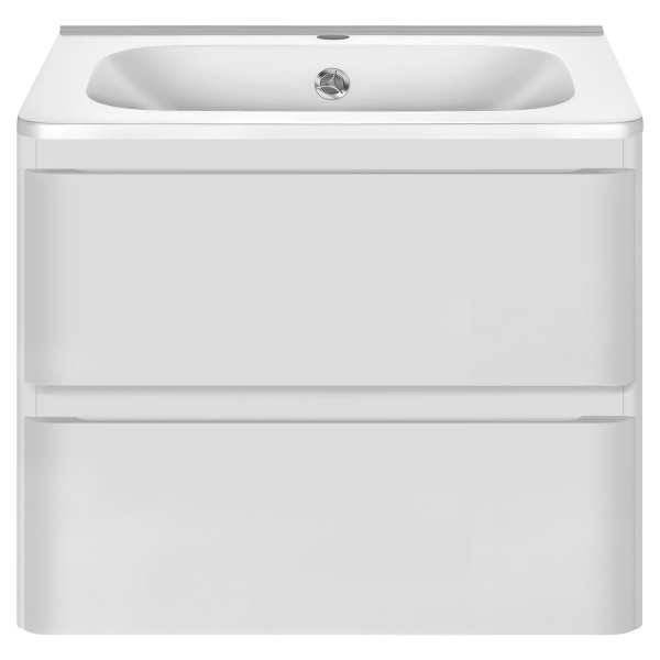 Тумба с раковиной Vincea Vico, VMC-2V600GW+ VCB-2VP600W