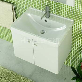 Тумба-умывальник Comforty "Флоренция-70 П" белый с раковиной Comforty 703