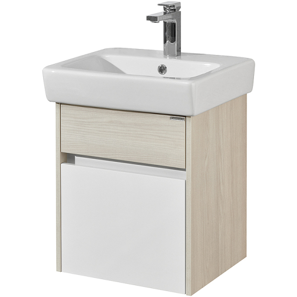 Тумба с раковиной Акватон Верди Pro 50 1A1959K1VDAV0, дуб белый
