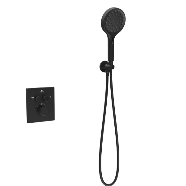 Душевой комплект Vincea Inspire VSFW-3I21MT3MB встраиваемый, термостатический, черный Душевой комплект Vincea Inspire VSFW-3I21MT3MB встраиваемый, термостатический, черный
