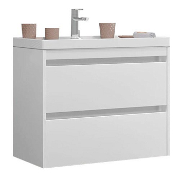 Тумба без раковины Opadiris Фреш 70, белый/белый (9003) (Раковина Opadiris FRAME), 00-00007086