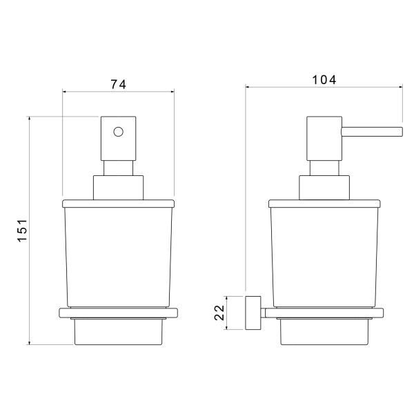 Дозатор Timo Torne золото матовое (43139/17)