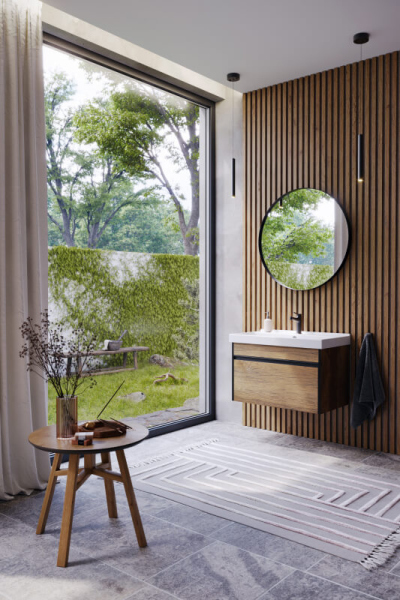 Подвесная тумба без раковины AQWELLA 100 см, URB0110DB